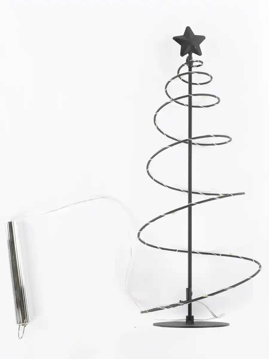 Bild 1 von Dekoaufsteller Saturn Baum, Höhe 40cm Schwarz