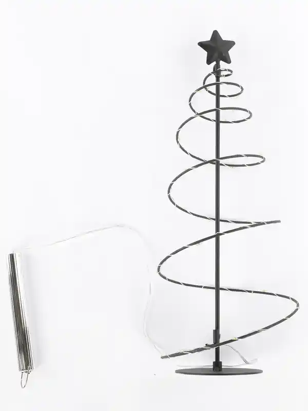 Bild 1 von Dekoaufsteller Saturn Baum, Höhe 40cm Schwarz