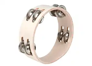 Doppel-Schellenring aus Holz und Metall