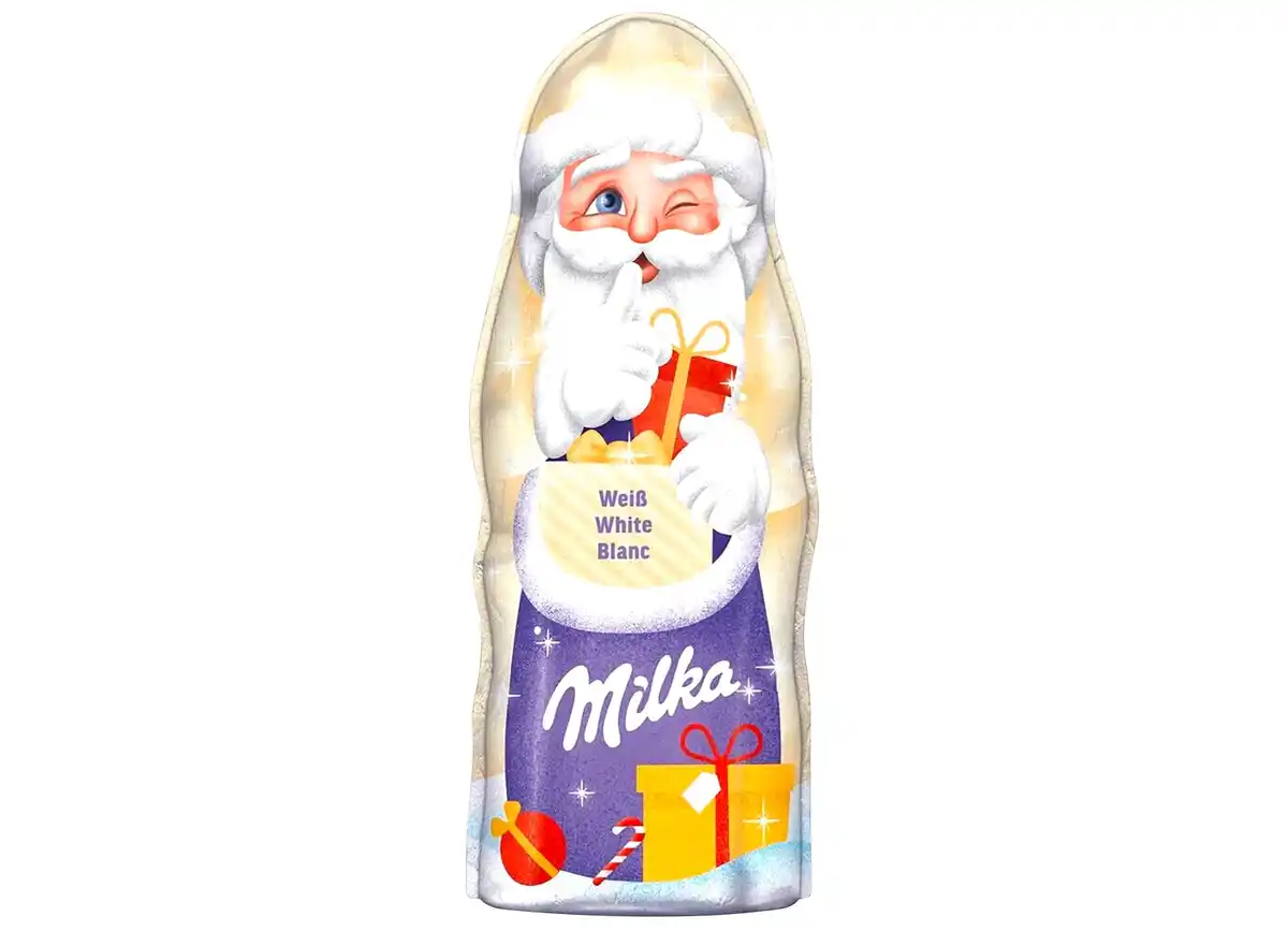 Bild 1 von MILKA Weihnachtsmann weiße Schokolade