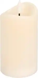 LED-Kerze mit Timer und Flackereffekt 70x135mm