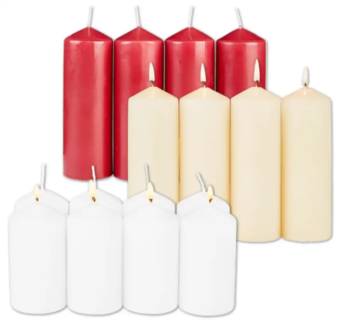 Bild 1 von Adventsstumpenkerzen*