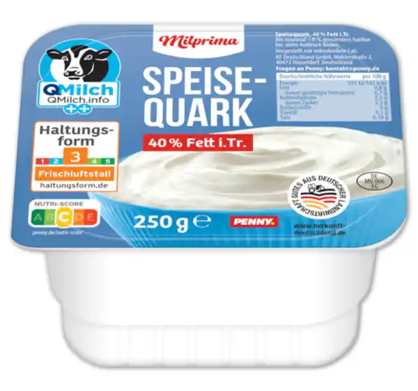 Bild 1 von MILPRIMA Speisequark
