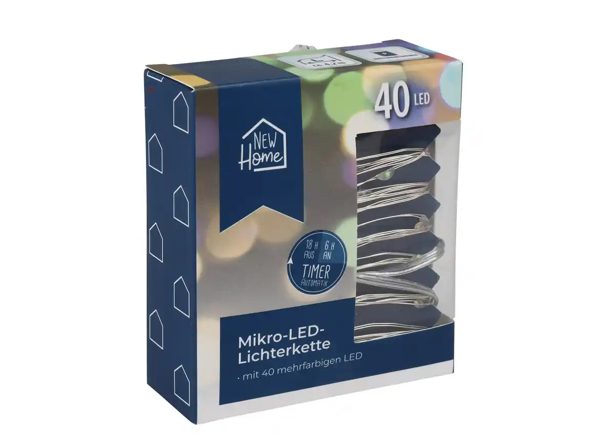 Bild 1 von Mikro-LED-Lichterdraht mit 40 mehrfarbigen LEDs