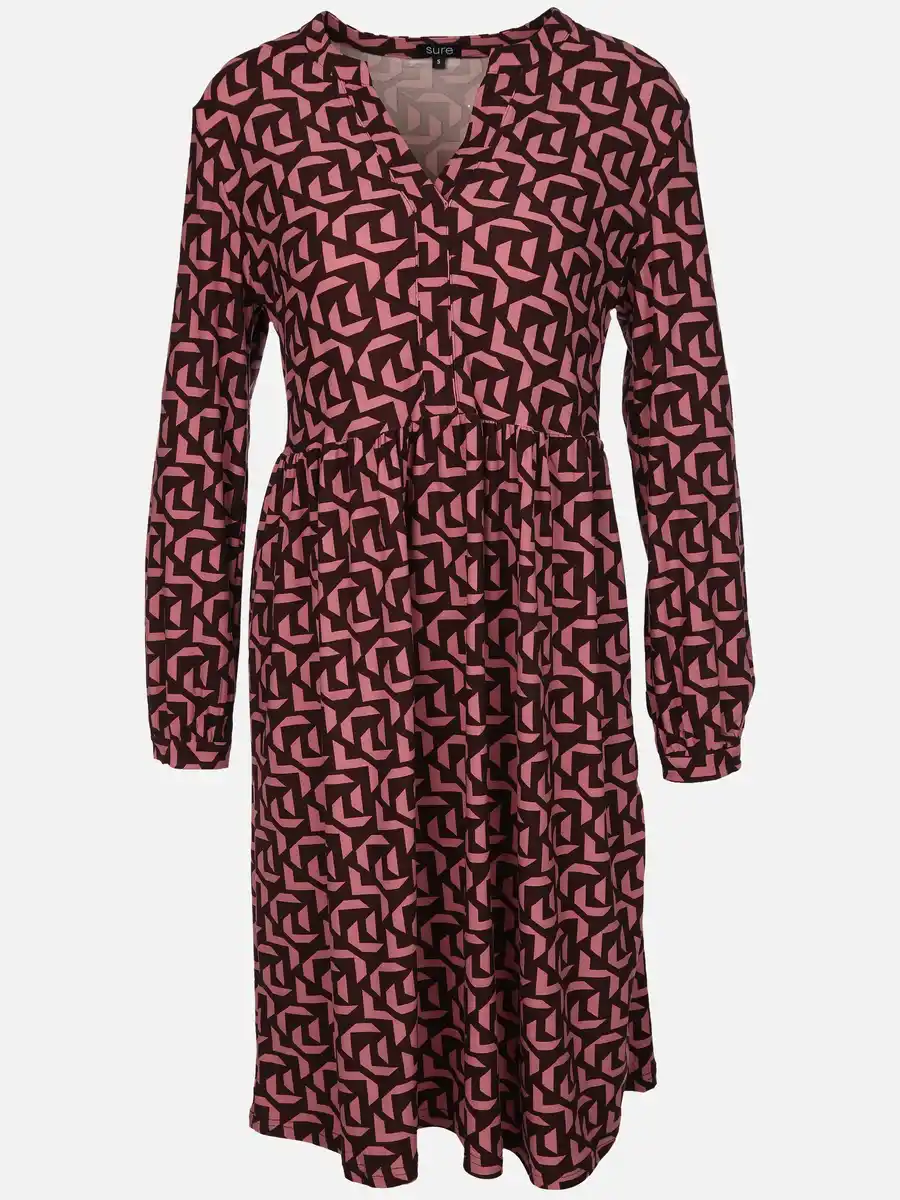 Bild 1 von Damen Kleid mit Alloverprint Lila