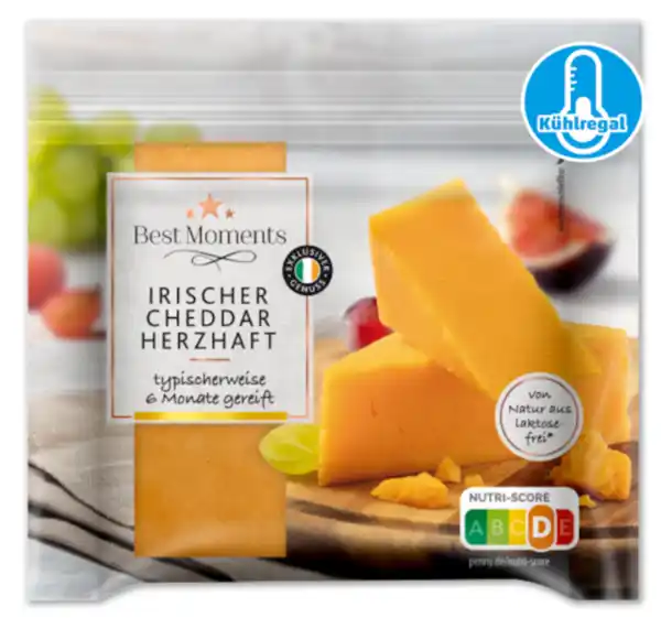 Bild 1 von BEST MOMENTS Irischer Cheddar*