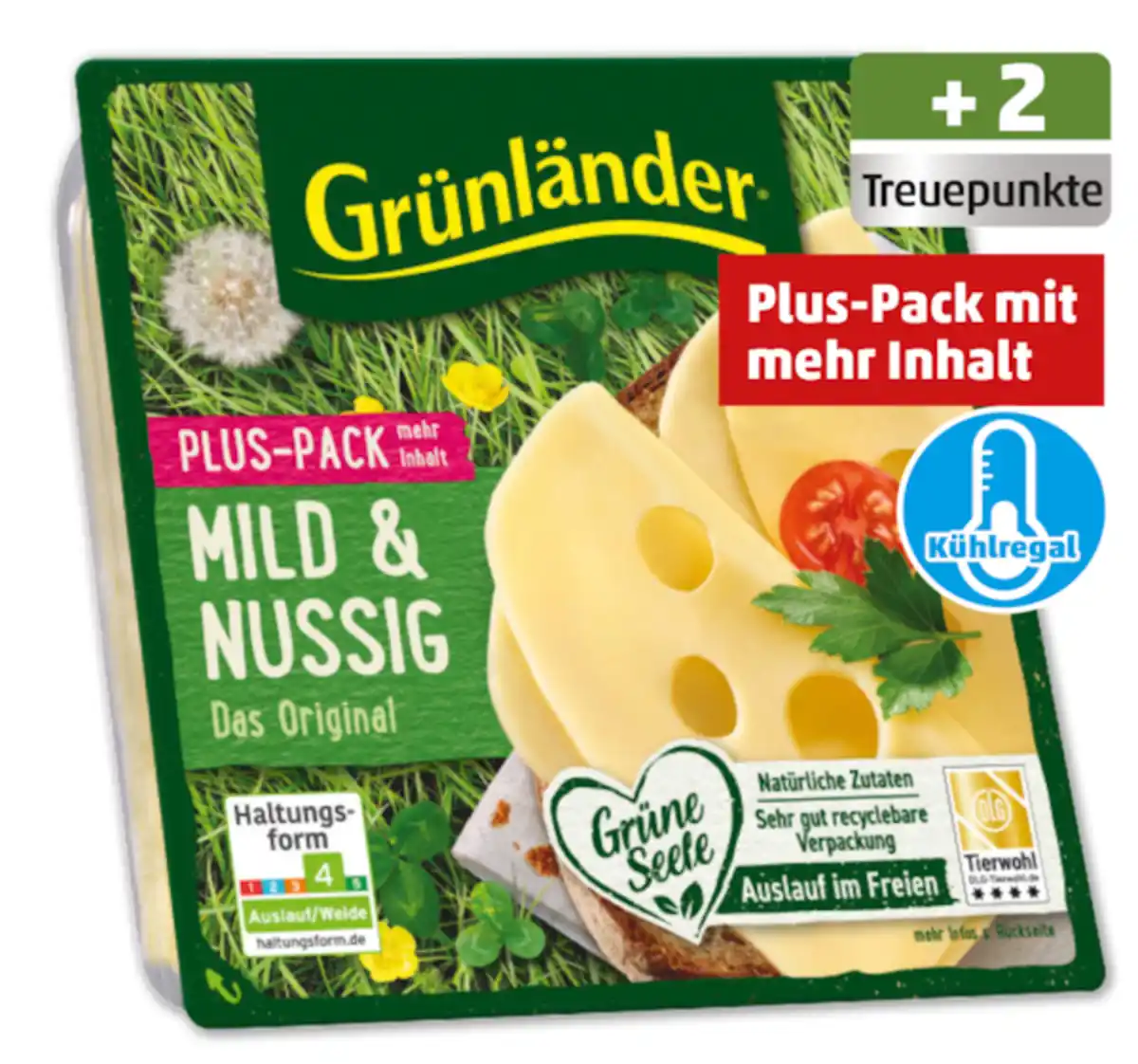 Bild 1 von GRÜNLÄNDER Käsescheiben