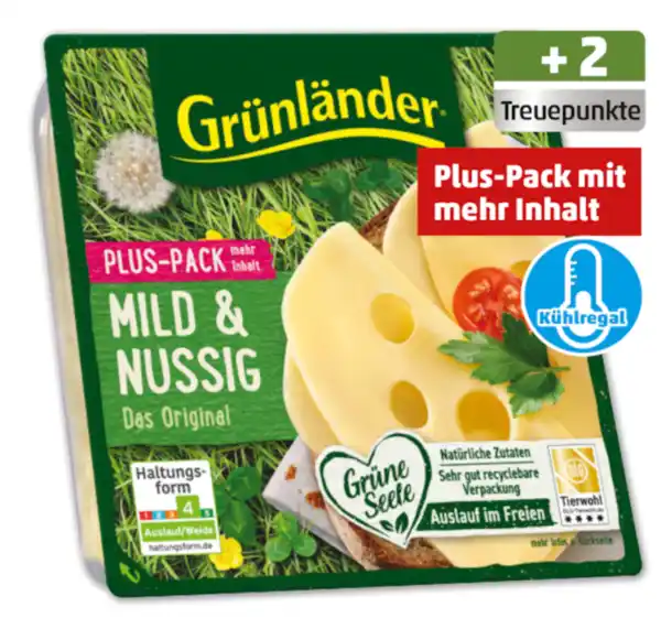 Bild 1 von GRÜNLÄNDER Käsescheiben