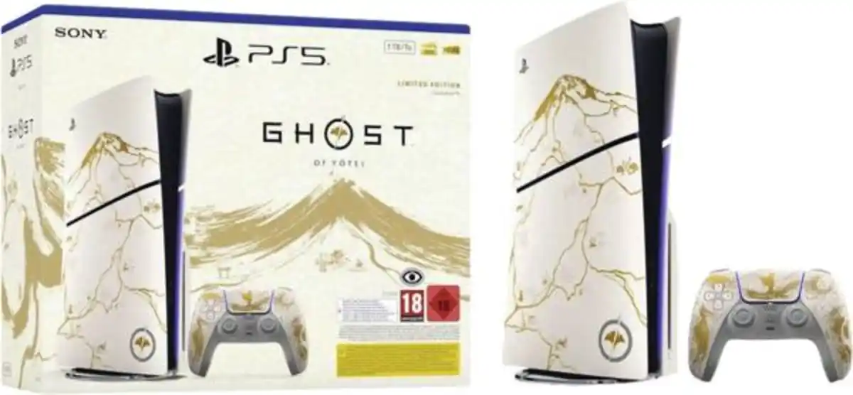 Bild 1 von Playstation PlayStation 5 slim inkl. LW Lim. Edition Ghost of Yotei