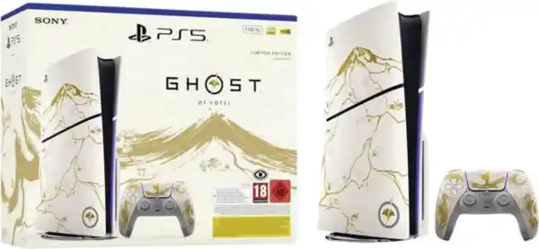 Bild 1 von Playstation PlayStation 5 slim inkl. LW Lim. Edition Ghost of Yotei