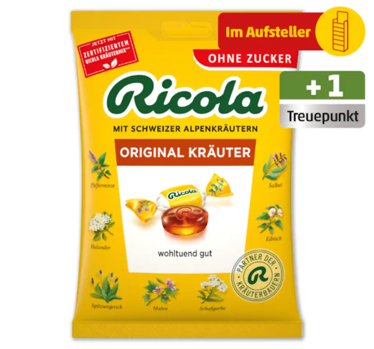 Bild 1 von RICOLA Kräuterbonbons