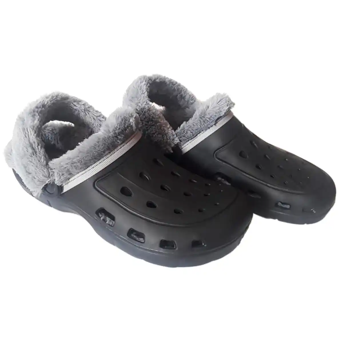 Bild 1 von Clogs Größe 36 bis 45 aus Kunststoff in verschiedenen Farben mit Fell