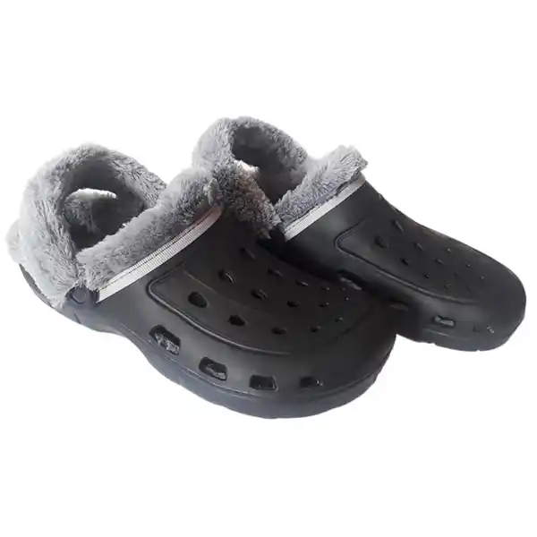 Bild 1 von Clogs Größe 36 bis 45 aus Kunststoff in verschiedenen Farben mit Fell