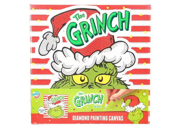 Bild 1 von Diamond Painting Leinwand „The Grinch“