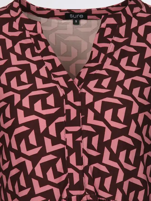 Bild 3 von Damen Kleid mit Alloverprint Lila