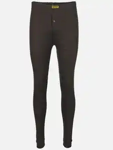 Herren Thermo-Unterhose in langer Form Grau