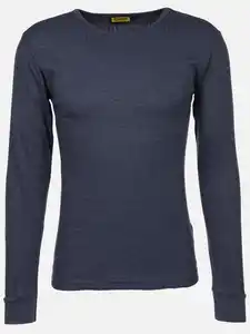 Herren Thermo-Unterziehhemd mit langem Arm Blau