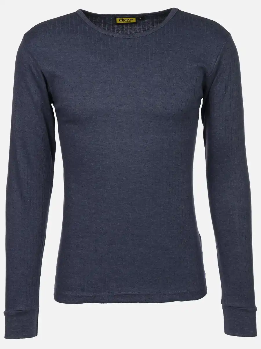 Bild 1 von Herren Thermo-Unterziehhemd mit langem Arm Blau