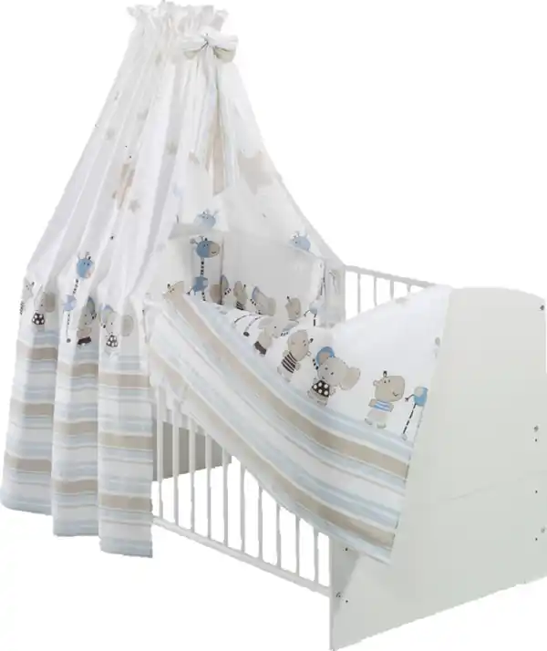 Bild 1 von Schardt Komplettbett "Classic-Line weiß", "Banjo blau"