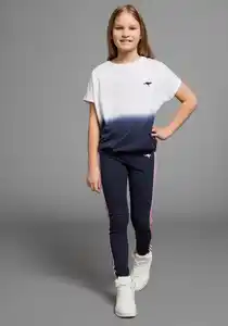 KangaROOS T-Shirt im Farbverlauf, Blau|weiß