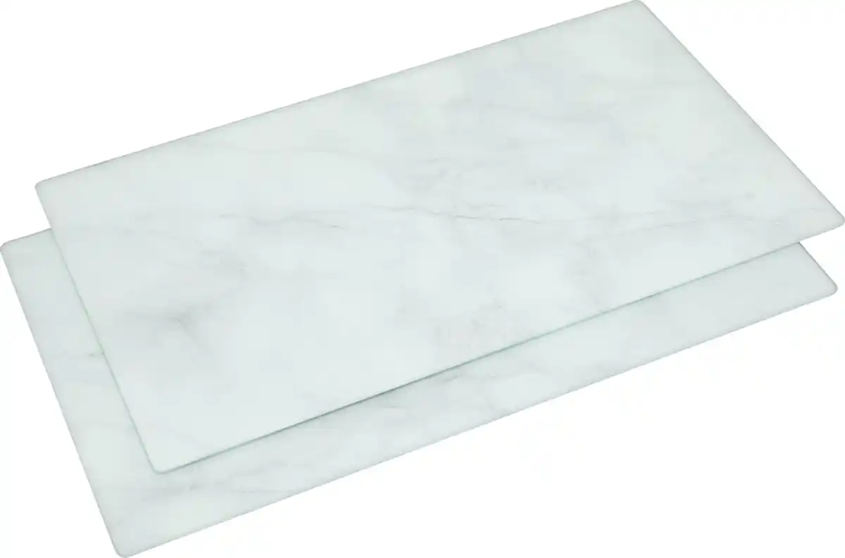 Bild 2 von IDEENWELT Herdabdeckplatten 2er-Set Marmoroptik