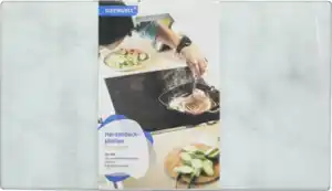 IDEENWELT Herdabdeckplatten 2er-Set Marmoroptik