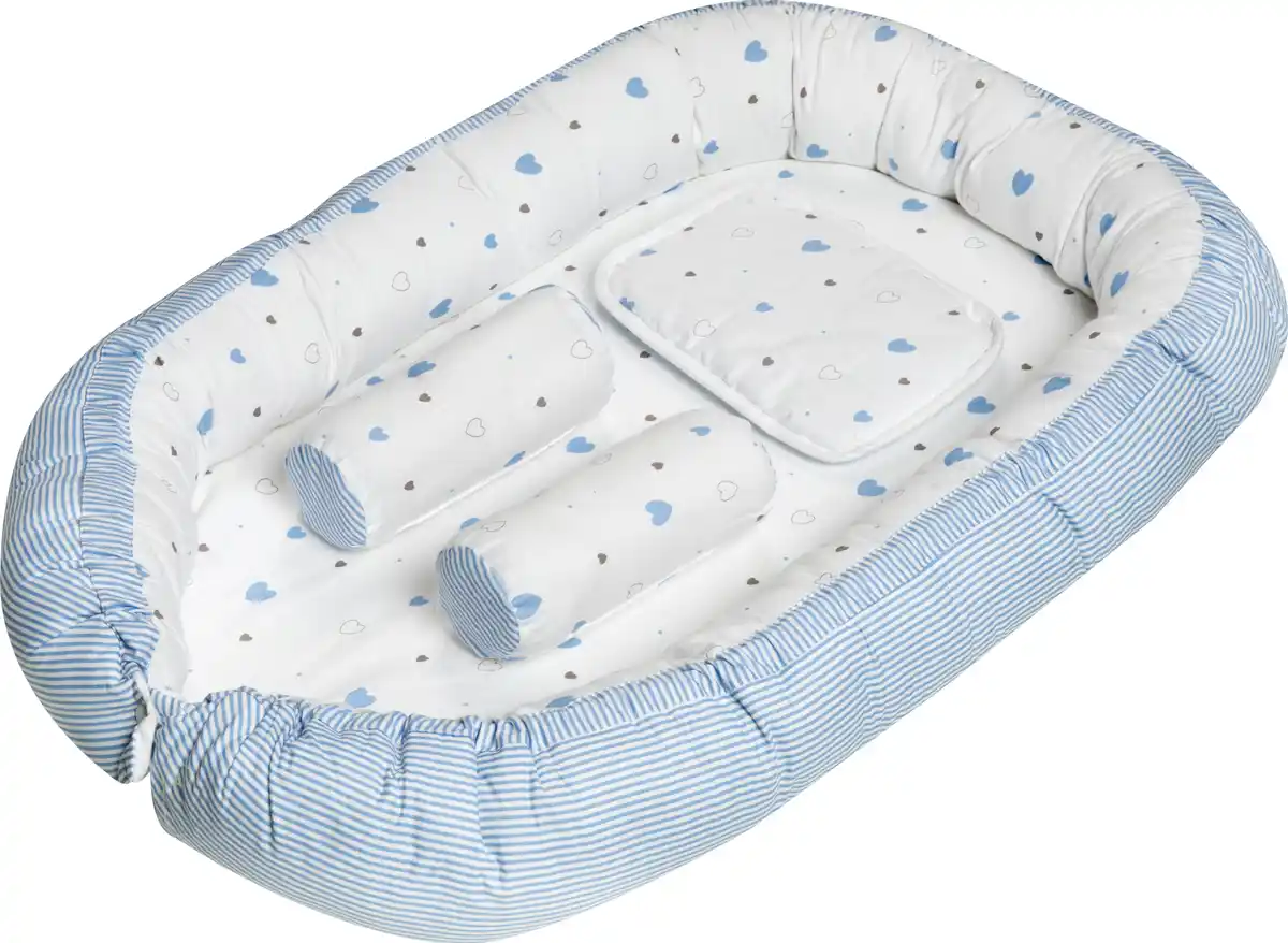 Bild 2 von Schardt Babynest Herzchen, hellblau