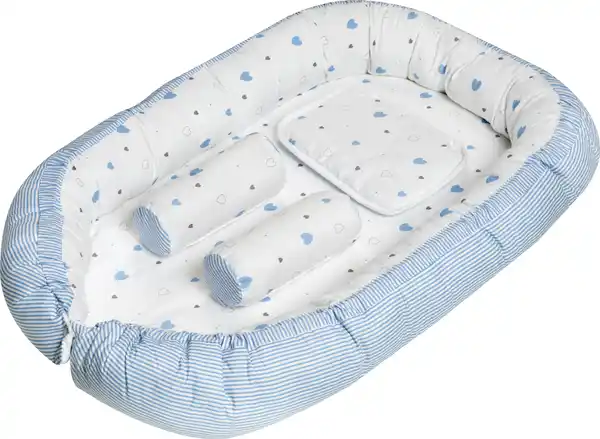 Bild 2 von Schardt Babynest Herzchen, hellblau