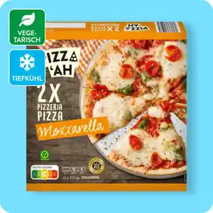 PIZZ’AH Pizzeria-Pizza, Mozzarella oder Thunfisch
