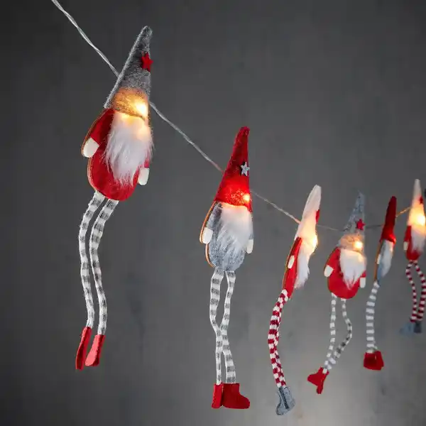 Bild 1 von Luca Lighting Lichterkette »Gnom«, mit 12 warmweißen LEDs, batteriebetrieben
