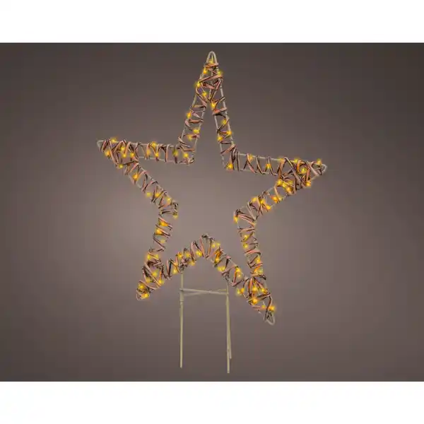 Bild 2 von LED-Stableuchte »Stern«, warmweiß, für außen geeignet