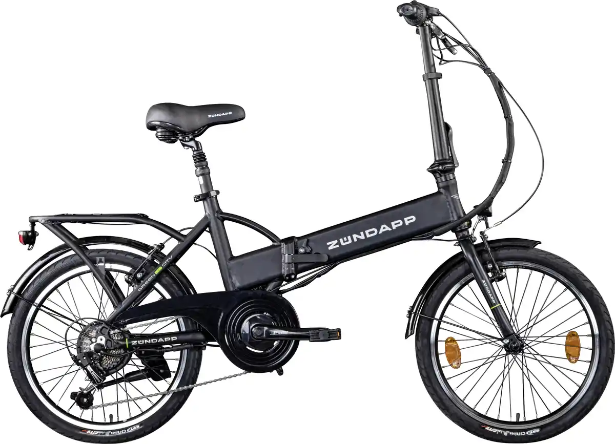 Bild 1 von Zündapp E-Bike Faltrad Green 1.0 Unisex 20 Zoll 6-Gang 270 Wh schwarz