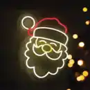 Bild 1 von Leuchtreklame Weihnachtsmann 36x42cm USB