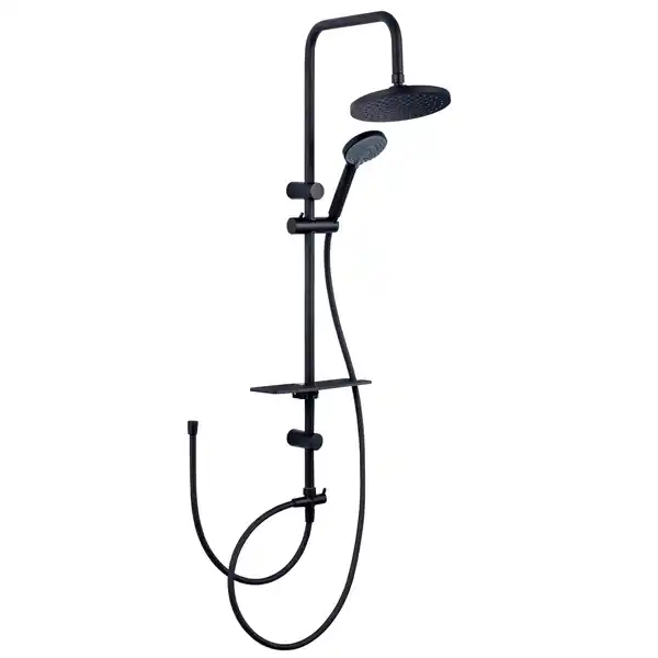 Bild 1 von WELLWATER Duschsystem »Faella«, 3 Strahlarten, schwarz