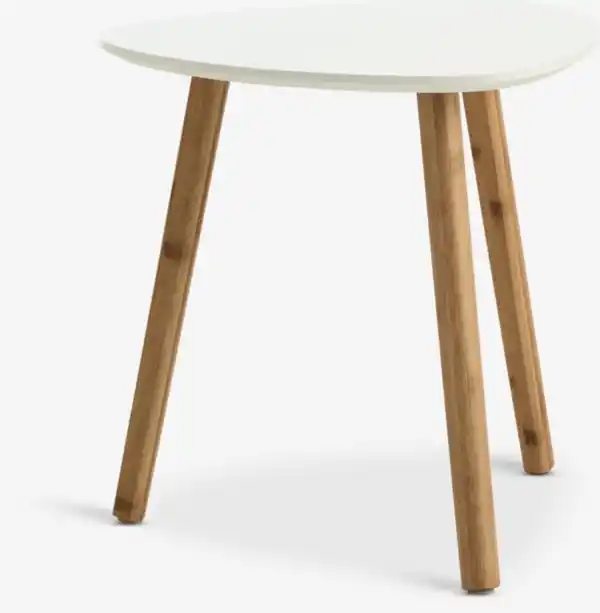 Bild 1 von Beistelltisch TAPS 40x40 weiß/bambus