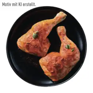 BBQ Hähnchen-Schenkel mit Rückenstück XXL 2kg