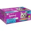 Bild 1 von WHISKAS Katzen-Nassfutter »Fisch Auswahl«, 40 x 85 g, in Gelee