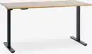 Bild 1 von Höhenverstellbarer Schreibtisch SVANEKE 70x140 eiche/schwarz