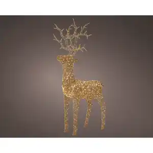 Weihnachtsfigur, Rentier, 1320 Lichter, warmweiß