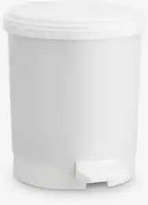 Treteimer UTBY 3L Kunststoff weiß