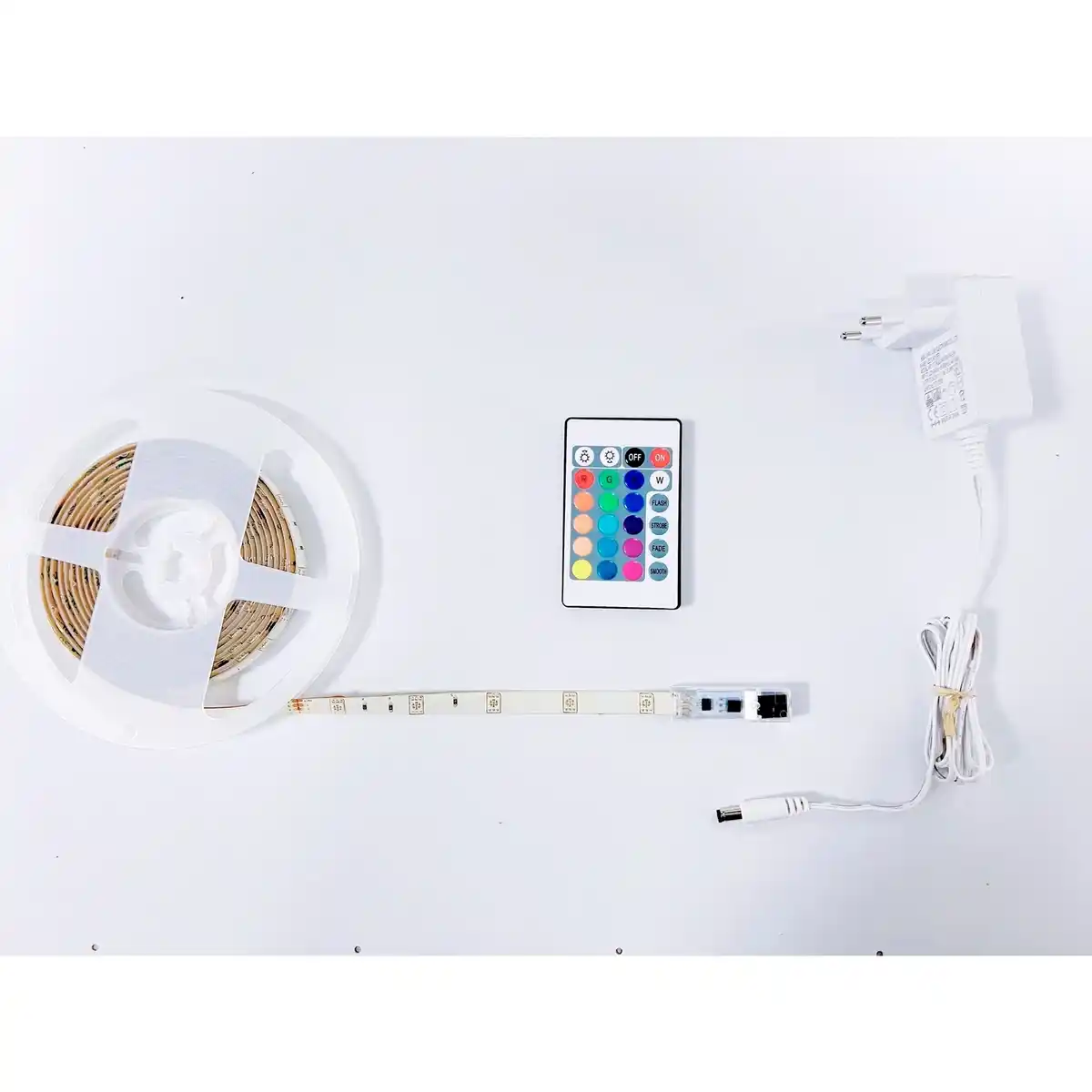 Bild 1 von CASAYA LED-Streifen, 3 m, 12 W, 90 x RGB-LED inkl. Fernbedienung