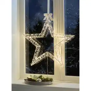 LED-Figur Stern mit Timer 65 cm 400 LEDs