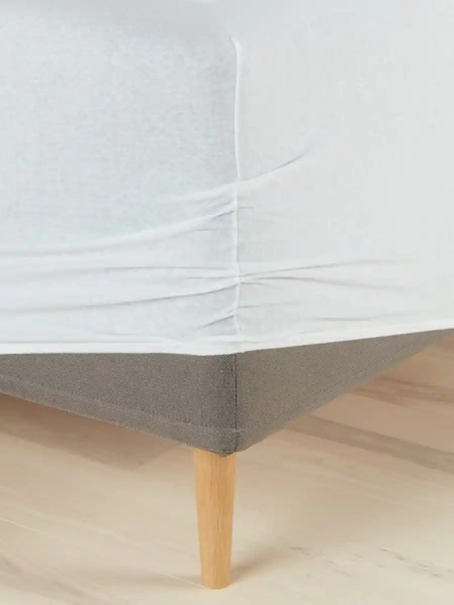 Bild 1 von Jersey-Spannbettlaken JENNY 90x200x35cm weiß