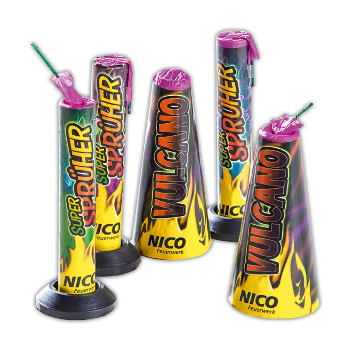 Bild 1 von Nico Feuerwerk / Fontänen Party Fontänen Party 5-teilig