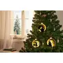 Bild 2 von Christbaumschmuck »Infinity«, 3-D Effekt, warmweiss, silber