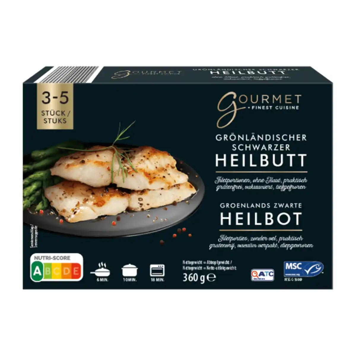 Bild 1 von GOURMET FINEST CUISINE Grönländischer Schwarzer Heilbutt 360g