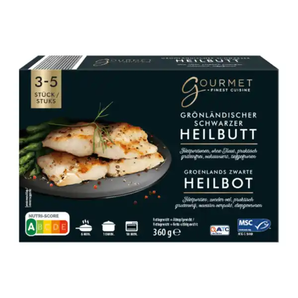 Bild 1 von GOURMET FINEST CUISINE Grönländischer Schwarzer Heilbutt 360g