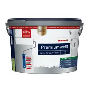 toom Premiumweiß matt 10 l