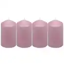 Bild 1 von Stumpenkerze, rosa, 4 Stück