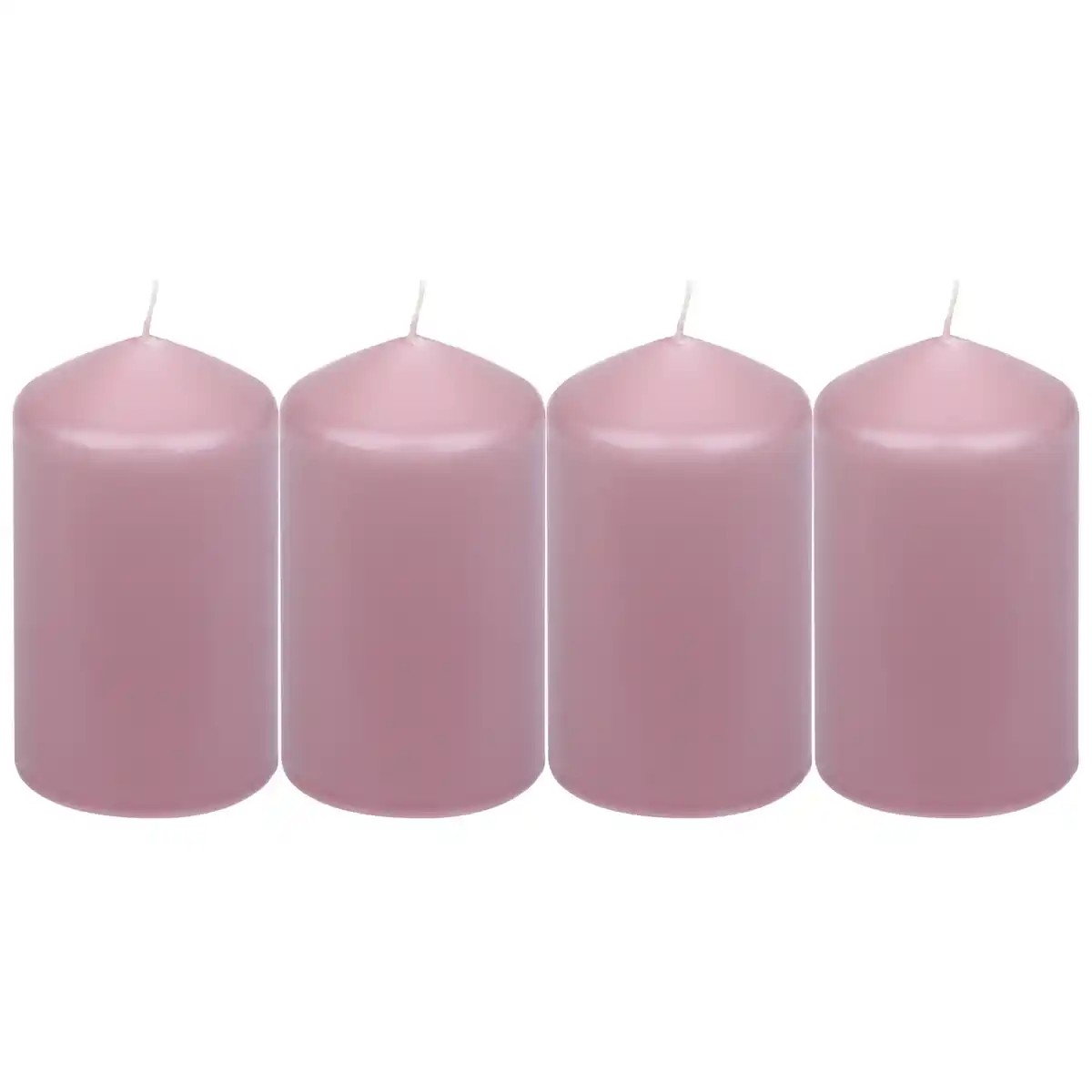 Bild 1 von Stumpenkerze, rosa, 4 Stück